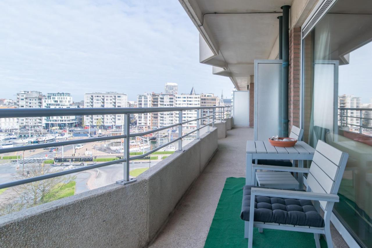 Zongericht Appartement Met Zicht Op De Jachthaven Ostende Extérieur photo